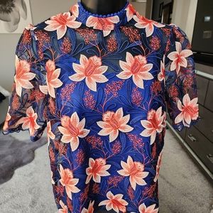 Anthropologie Embroidered Blouse sz. 6